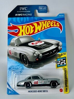 Hot Wheels HW Speed Graphics Mercedes-Benz 300 SL IWC Racing 196/250 NEW 9/10